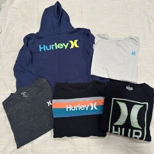 Hurley Kids' Navy Hoodie and T-Shirt Collection 10/12